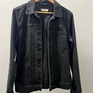 All Saints Medium Black Denim Jacket